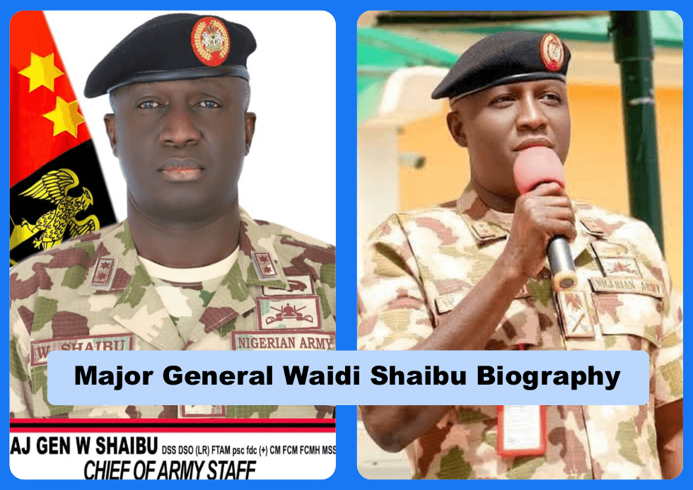 Major General Waidi Shaibu Biography Nigeria s 25th Army Chief